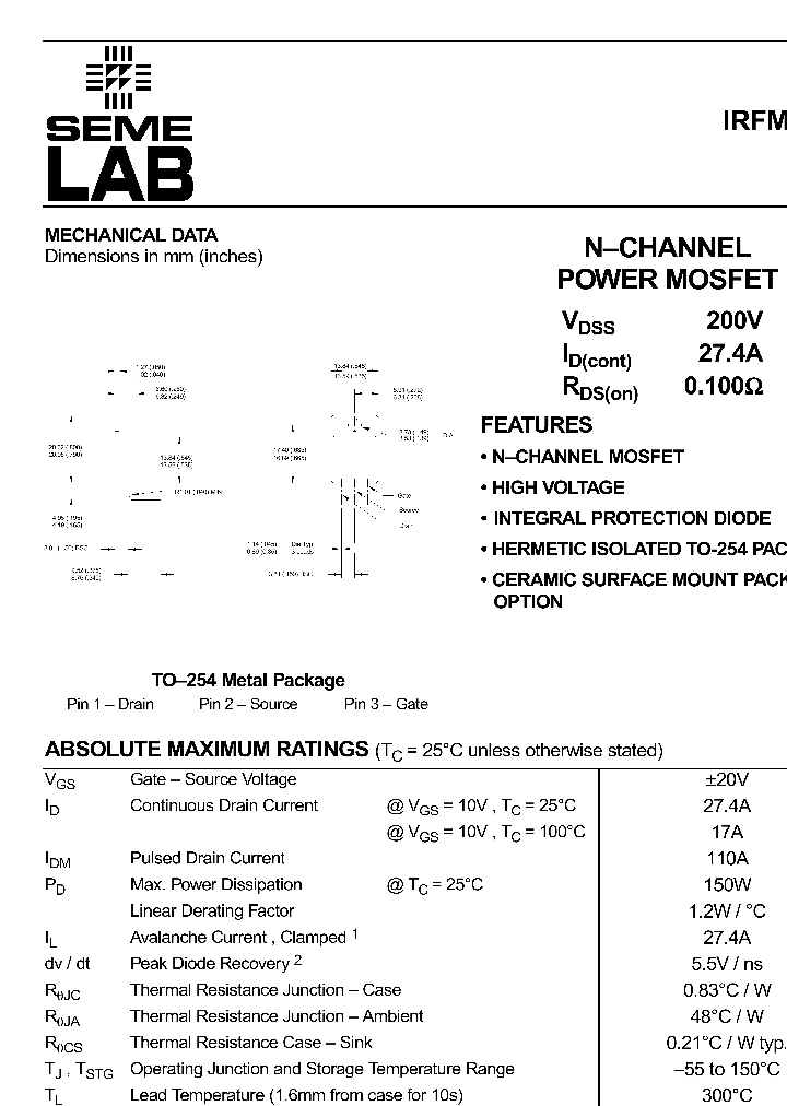 IRFM_601831.PDF Datasheet