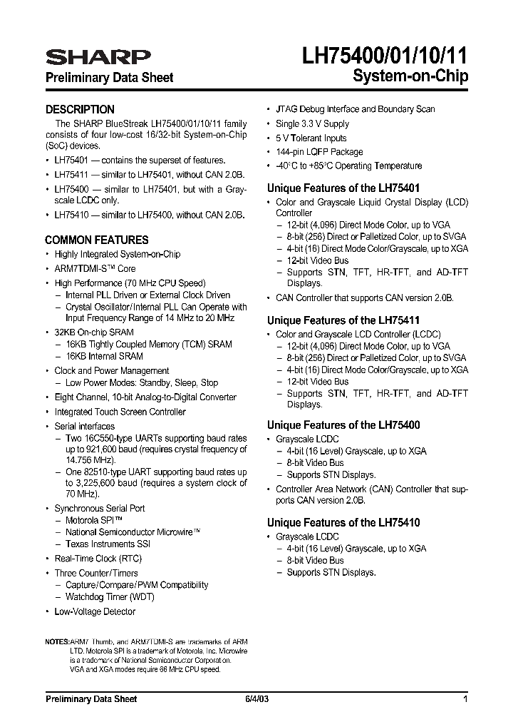 LH75400_611926.PDF Datasheet