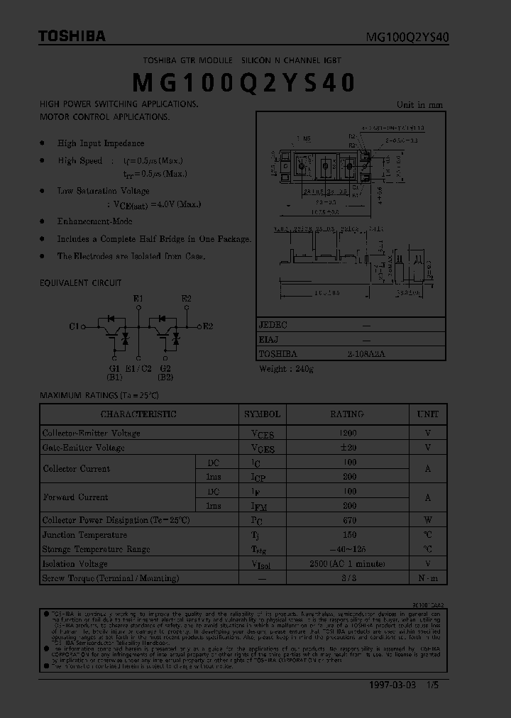 MG100Q2YS40_883393.PDF Datasheet