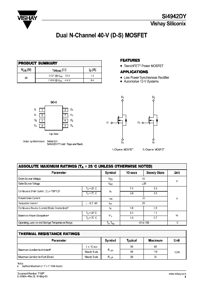 SI4942DY_1010887.PDF Datasheet