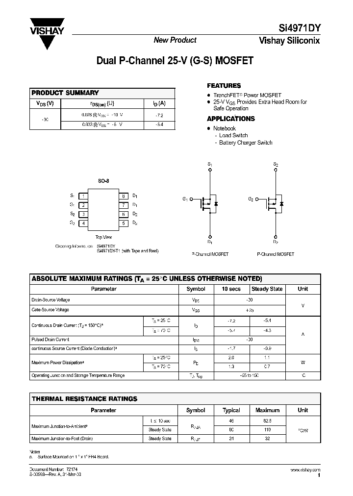 SI4971DY_1016162.PDF Datasheet