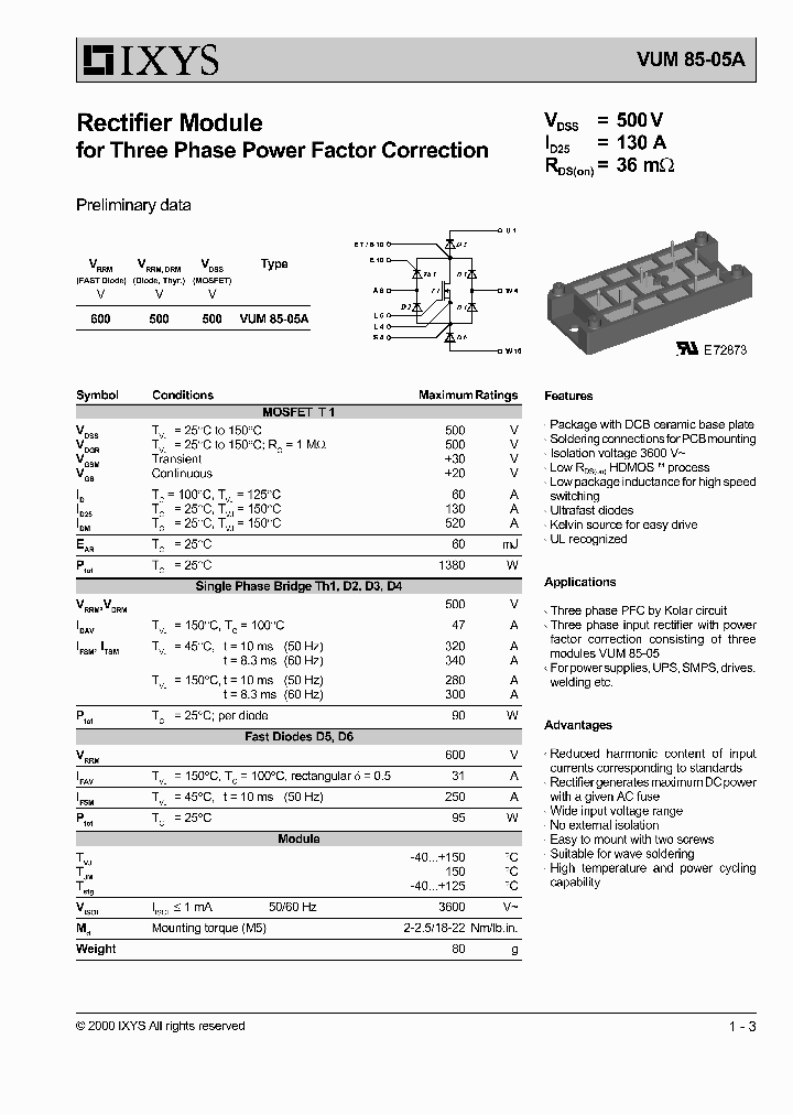 VUM85-05A_873629.PDF Datasheet