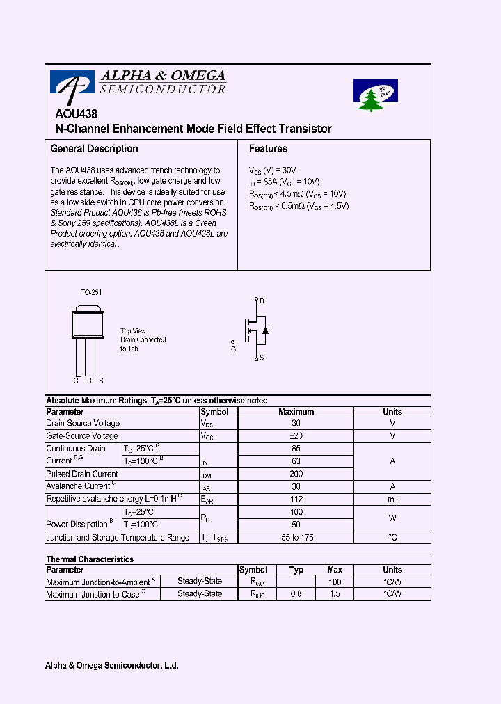 AOU438L_1210311.PDF Datasheet