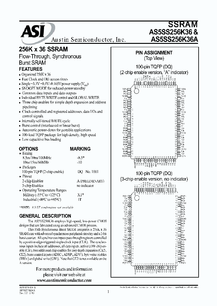 AS5SS256K36DQ-85XT_1213170.PDF Datasheet