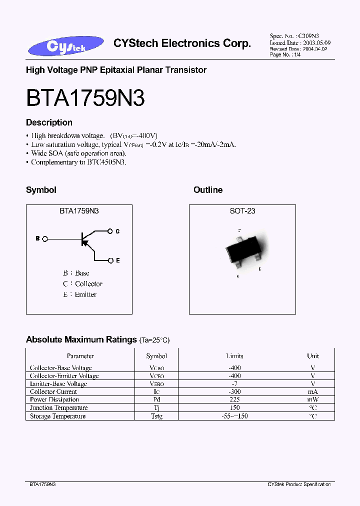 BTA1759N3_1221079.PDF Datasheet