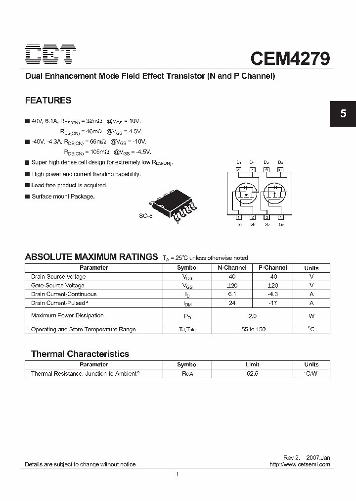 CEM4279_1156250.PDF Datasheet