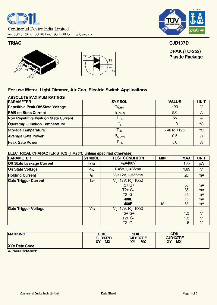 CJD137D_1175979.PDF Datasheet