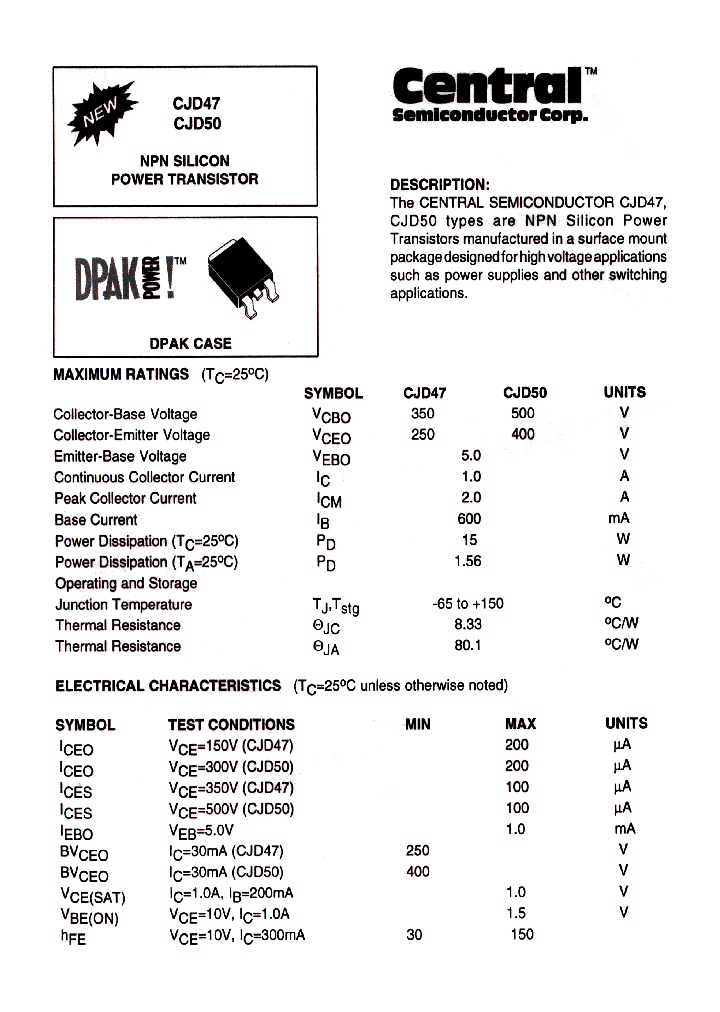 CJD50_1226324.PDF Datasheet