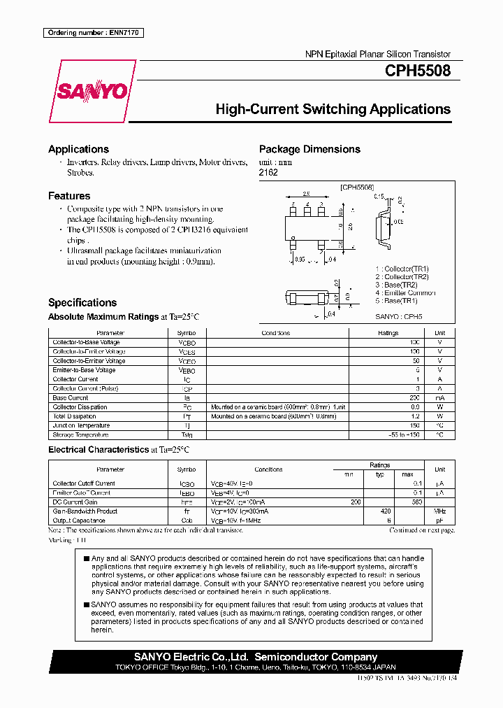 CPH5508_1228041.PDF Datasheet