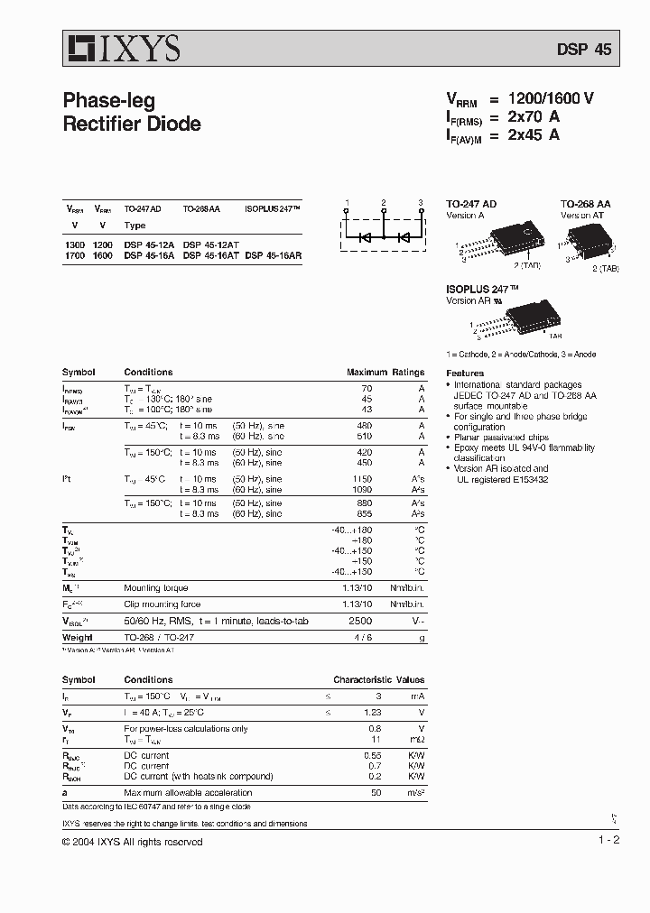 DSP45_1069225.PDF Datasheet