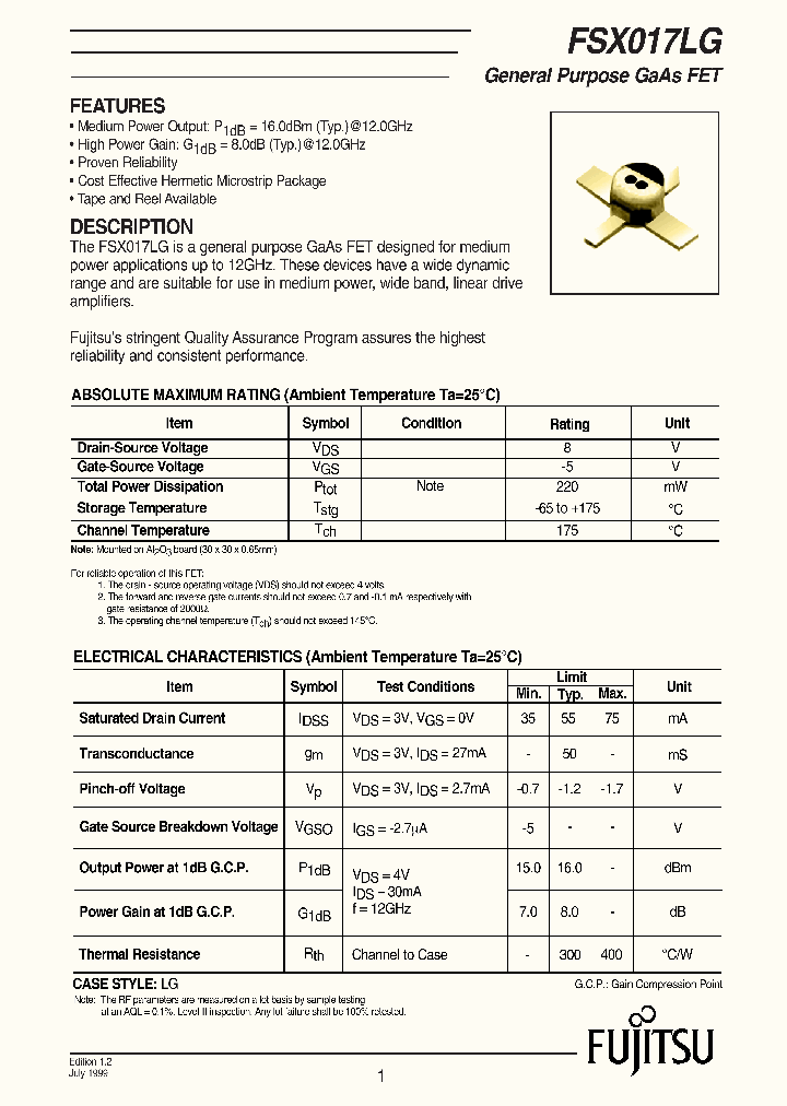 FSX017LG_1147540.PDF Datasheet