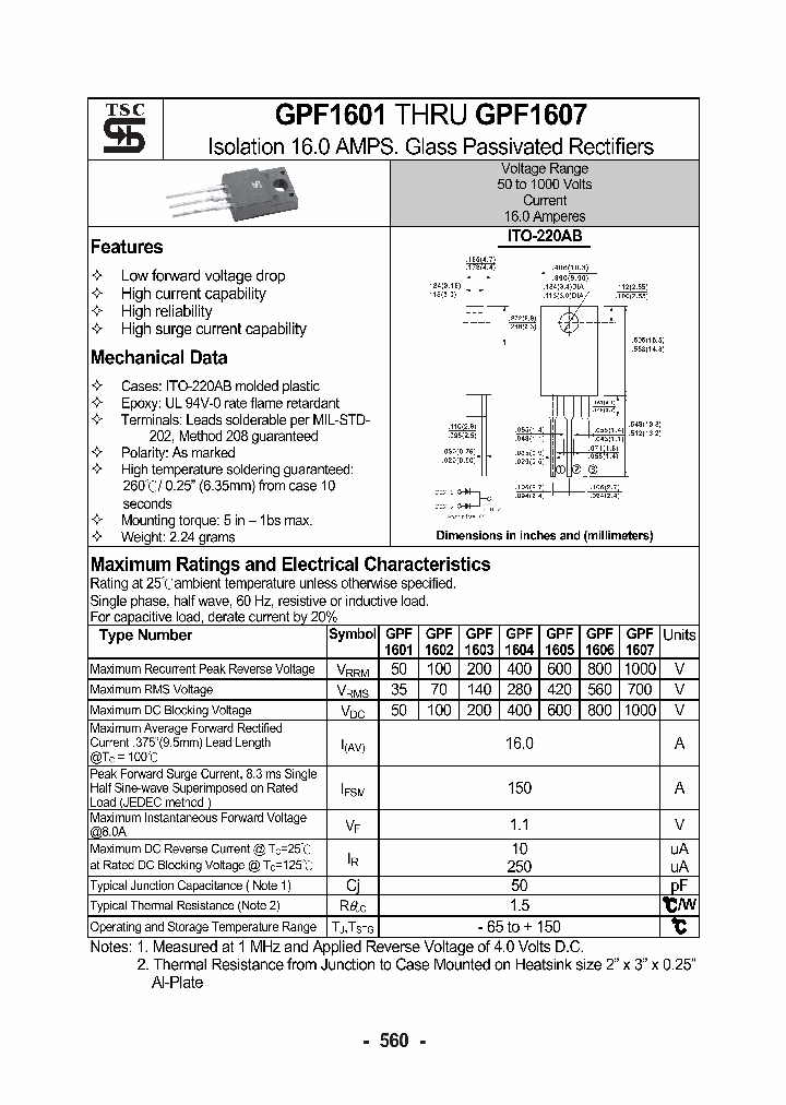 GPF1607_1245686.PDF Datasheet