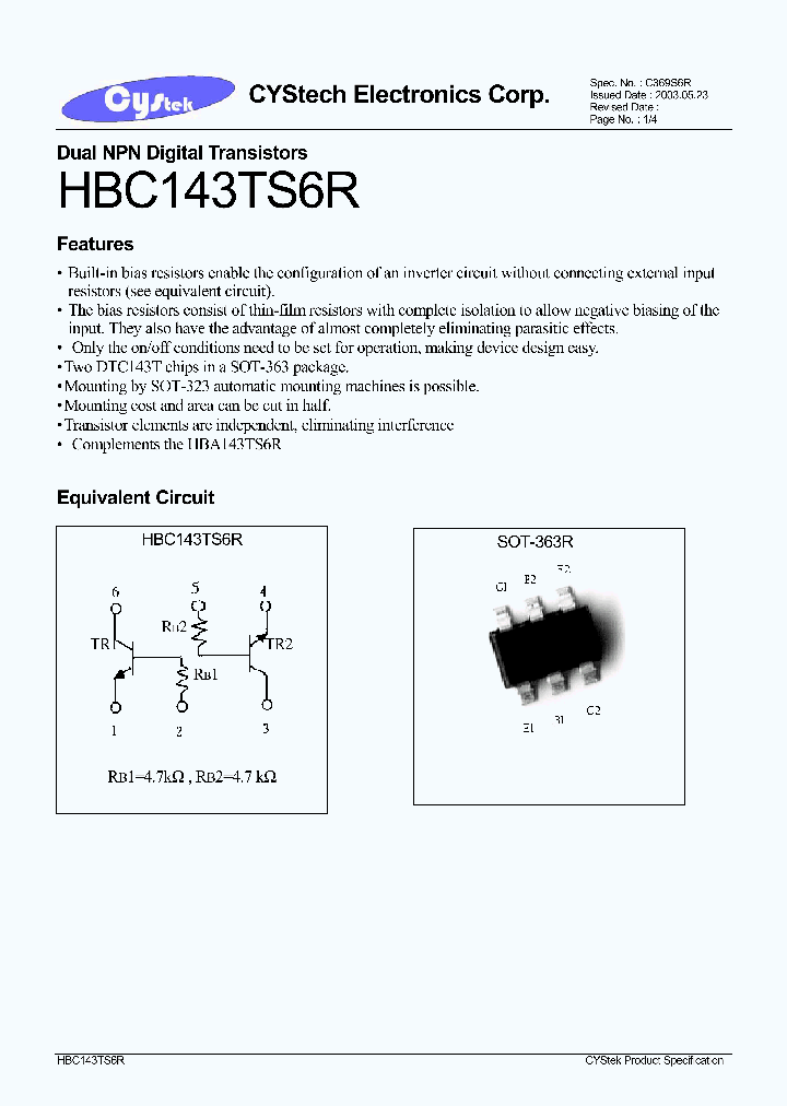 HBC143TS6R_1247356.PDF Datasheet
