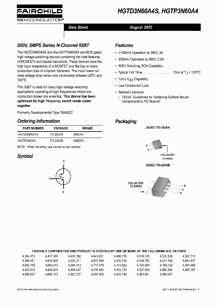 HGTP3N60A4_1249592.PDF Datasheet