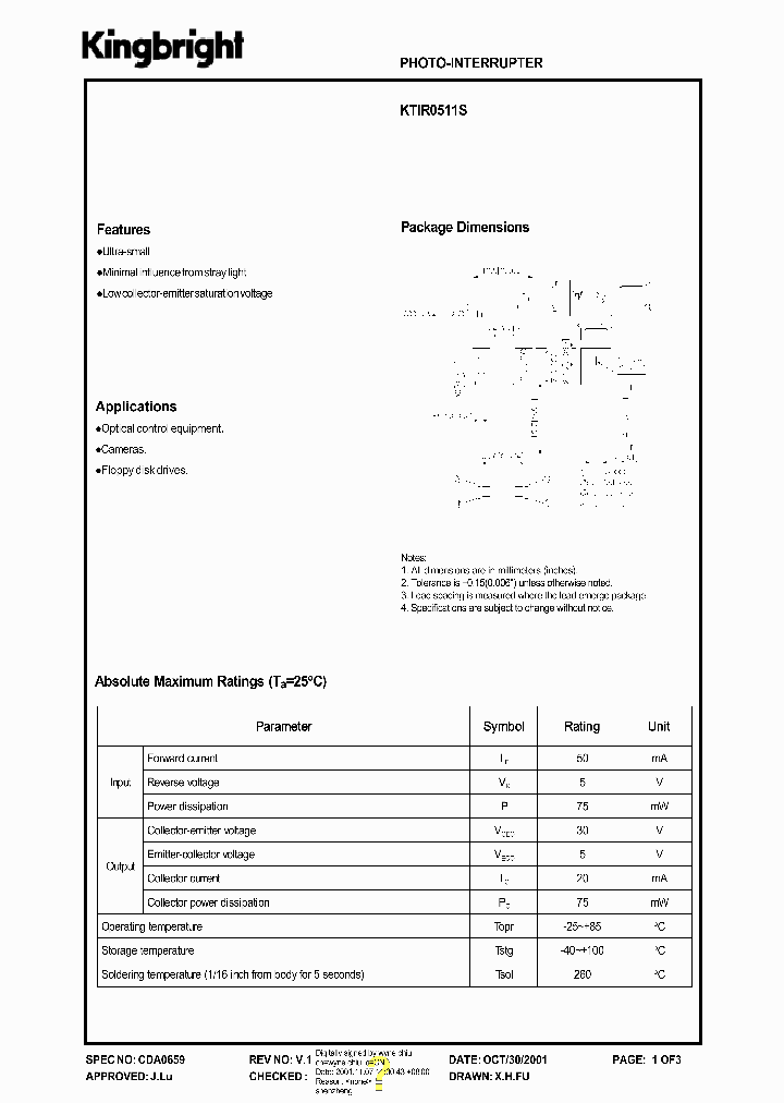 KTIR0511S_1261806.PDF Datasheet