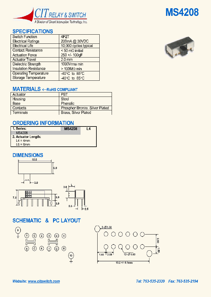 MS4208L6_1283864.PDF Datasheet