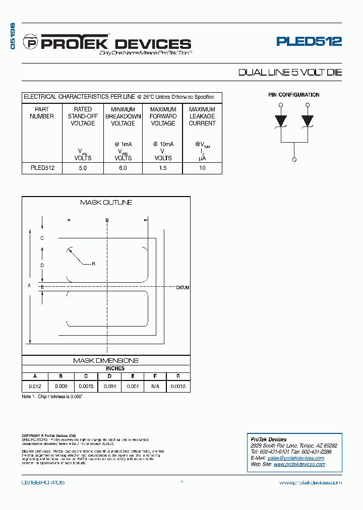 PLED512_1296491.PDF Datasheet