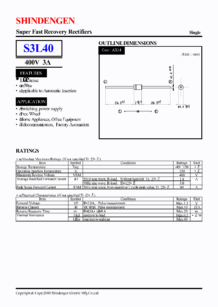 S3L40_1303786.PDF Datasheet