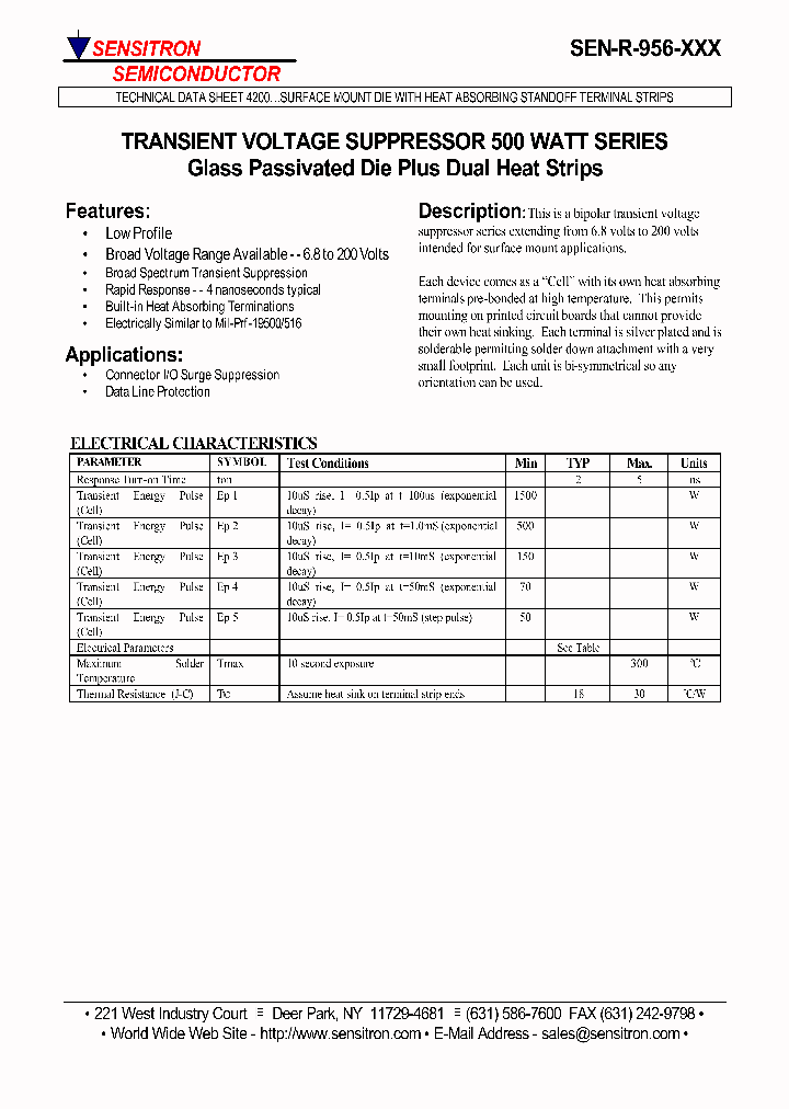 SEN-R-956-001_1164456.PDF Datasheet