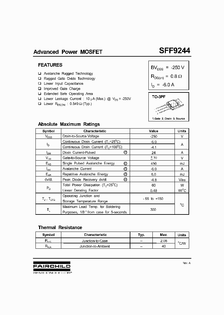 SFF9244_1307546.PDF Datasheet