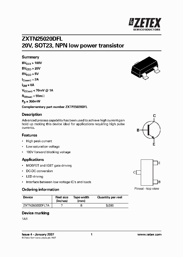 ZXTN25020DFLTA_1340026.PDF Datasheet