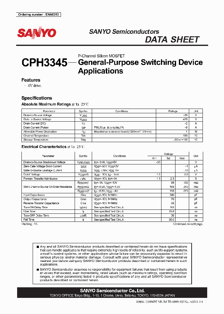 CPH3345_4155598.PDF Datasheet