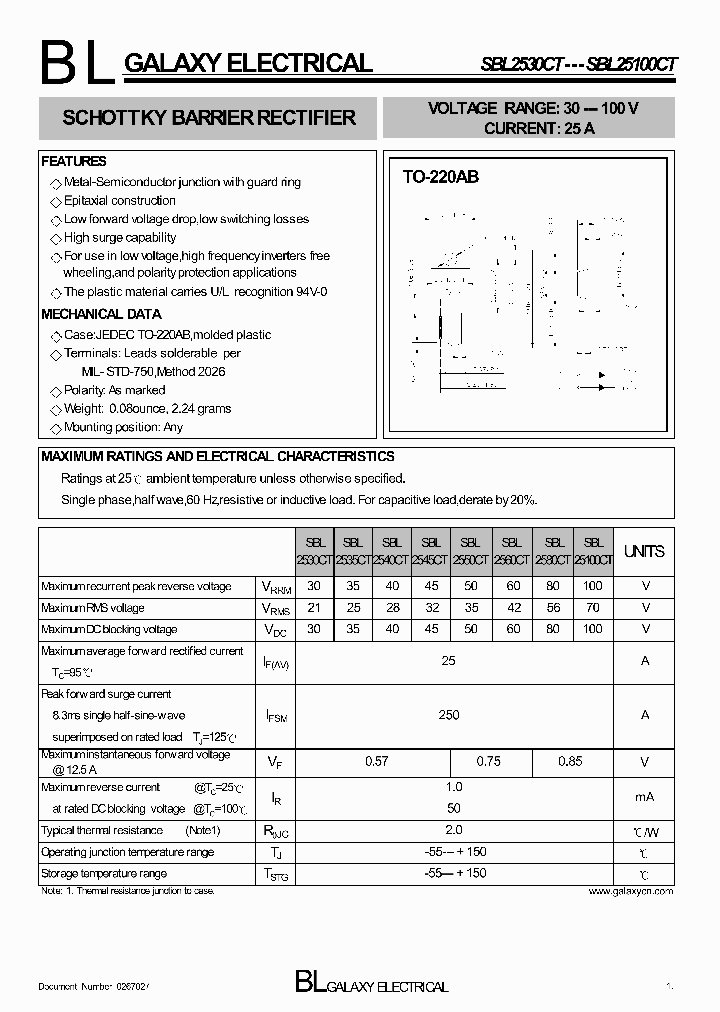 SBL2545CT_4139712.PDF Datasheet