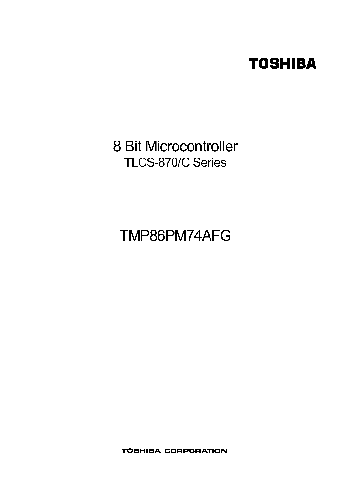 TMP86PM74AFG_4125630.PDF Datasheet
