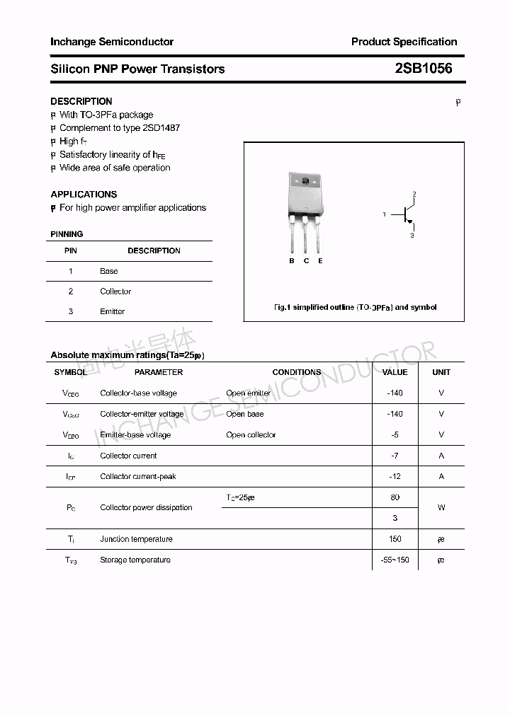 2SB1056_4373255.PDF Datasheet