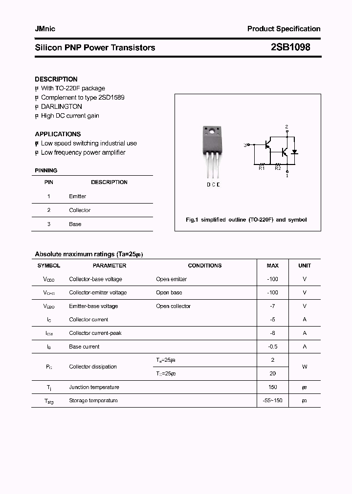 2SB1098_4687685.PDF Datasheet