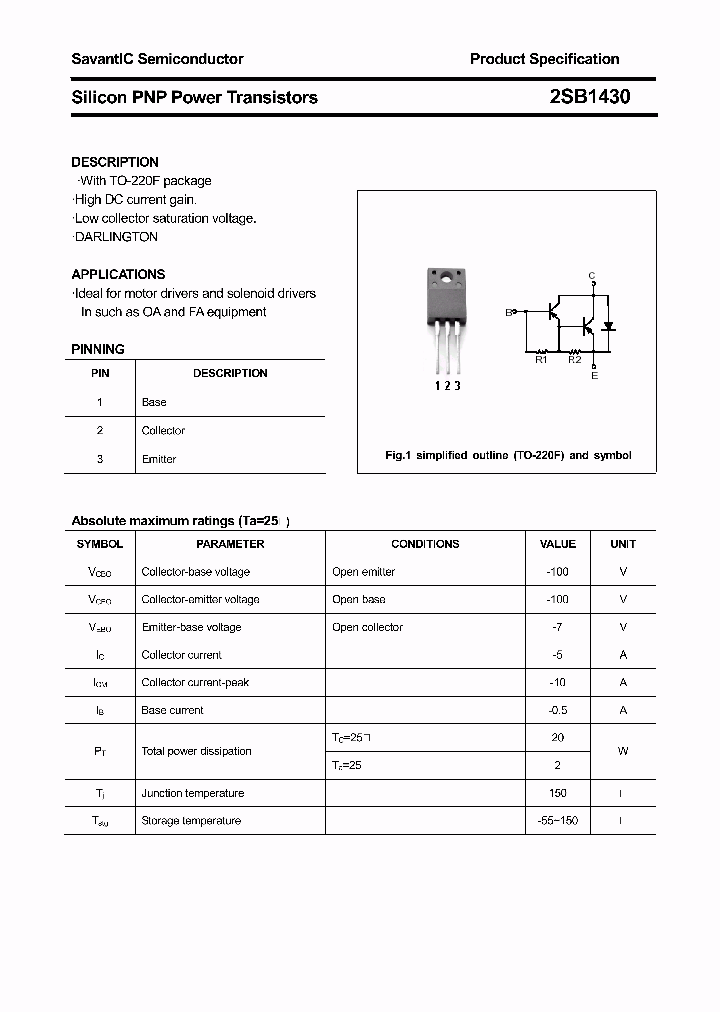 2SB1430_4729221.PDF Datasheet