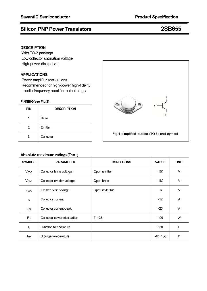 2SB655_4418994.PDF Datasheet