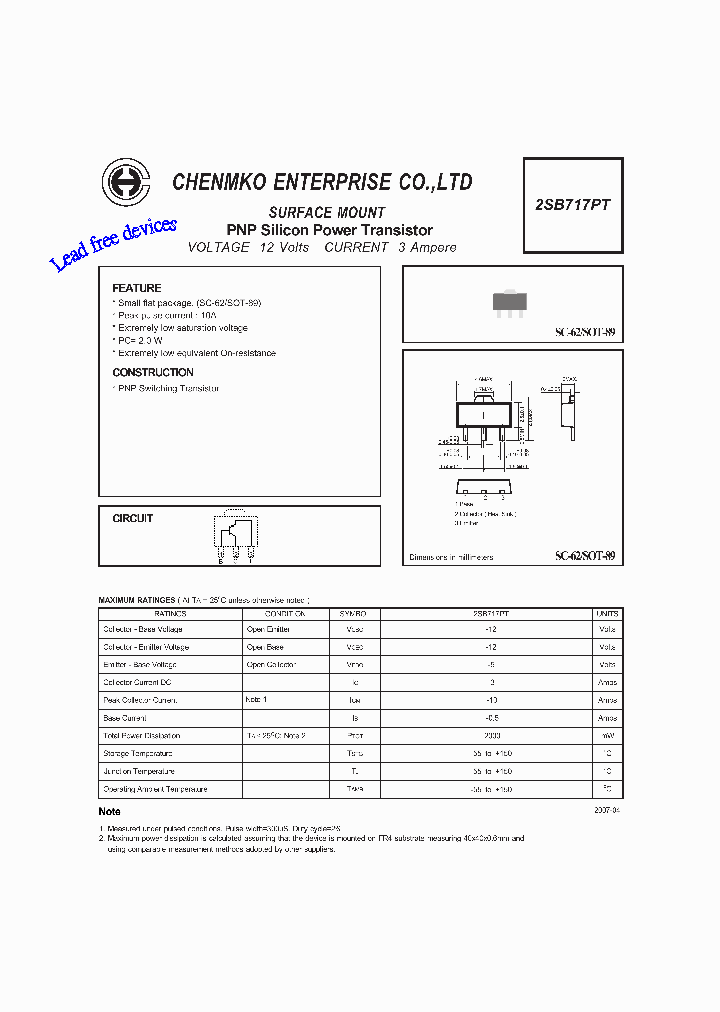 2SB717PT_4510847.PDF Datasheet