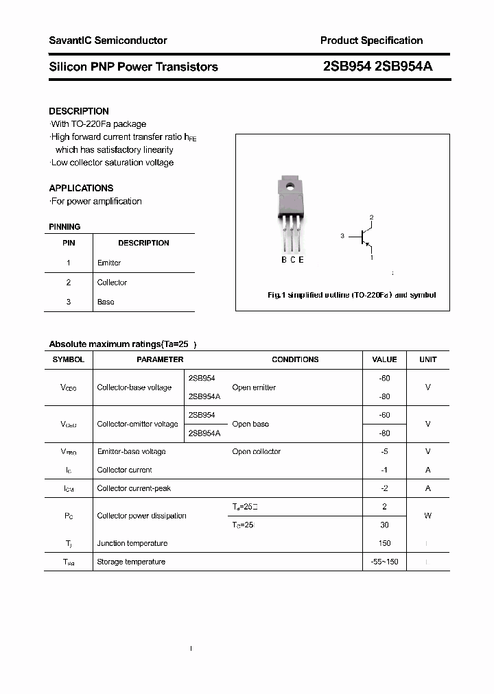 2SB954_4395500.PDF Datasheet