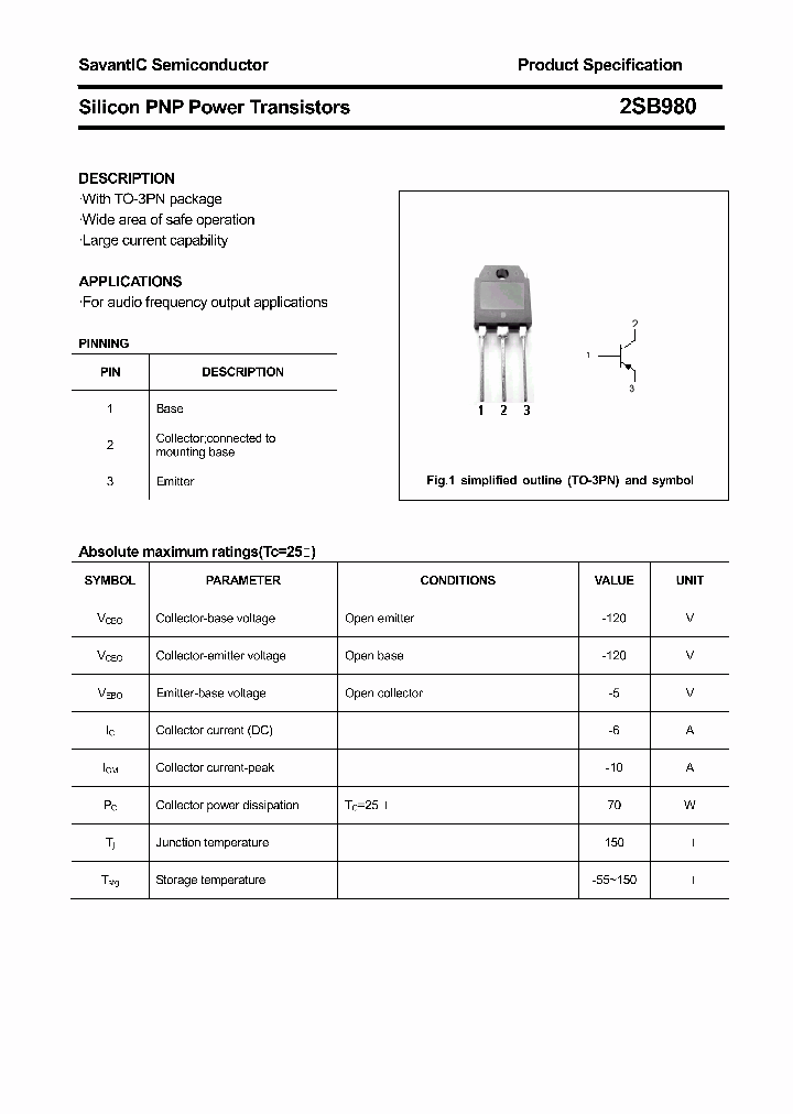 2SB980_4399347.PDF Datasheet