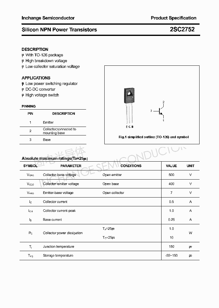 2SC2752_4329810.PDF Datasheet