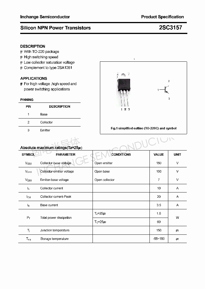 2SC3157_4305839.PDF Datasheet