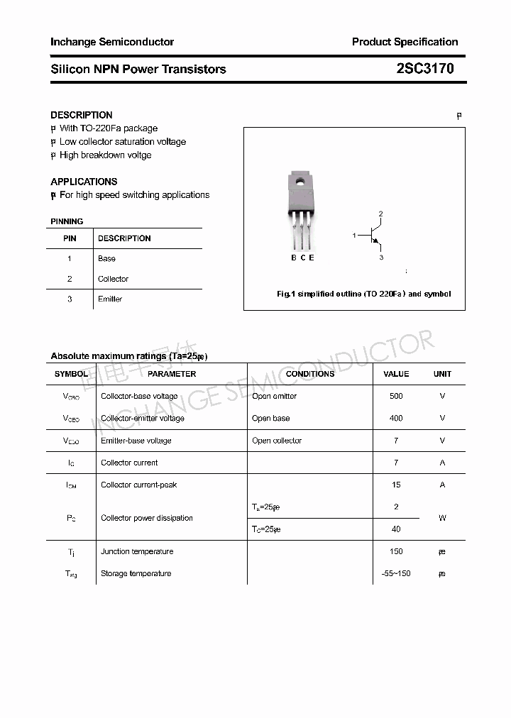 2SC3170_4310131.PDF Datasheet