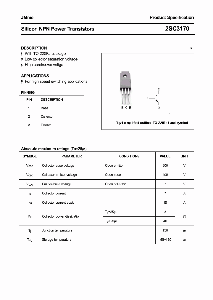 2SC3170_4571401.PDF Datasheet