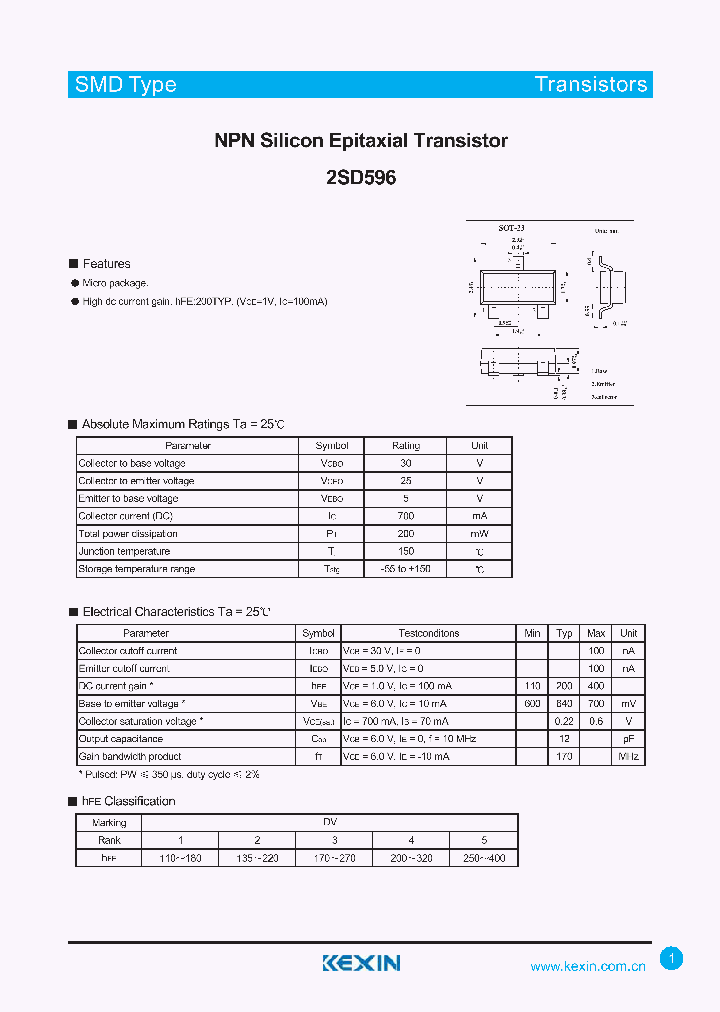 2SD596_4305730.PDF Datasheet