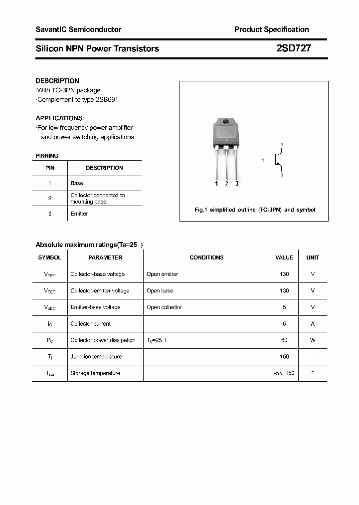 2SD727_4617325.PDF Datasheet