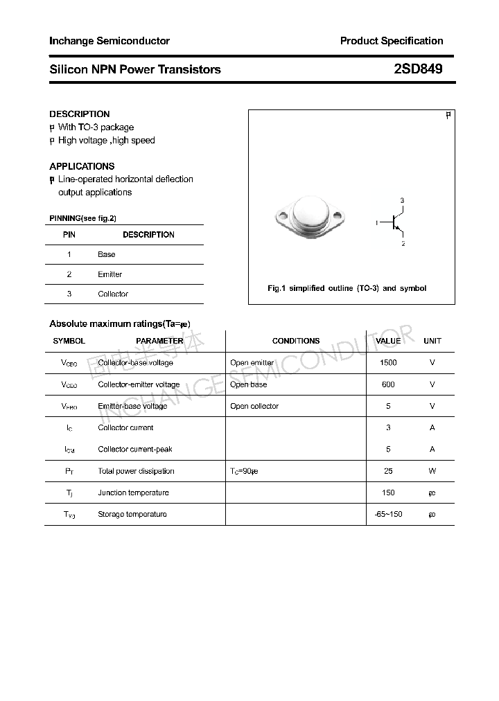 2SD849_4305710.PDF Datasheet