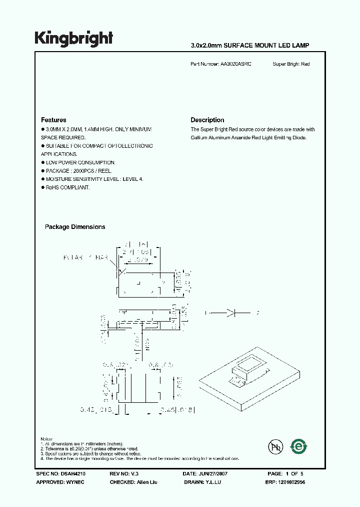 AA3020ASRC_4287172.PDF Datasheet