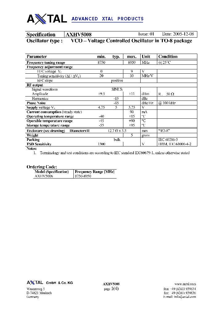 AXHV5008_4304128.PDF Datasheet