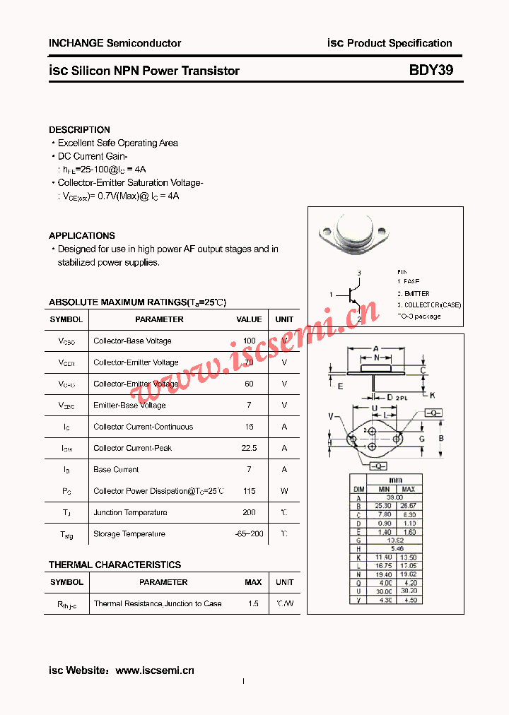 BDY39_4810189.PDF Datasheet