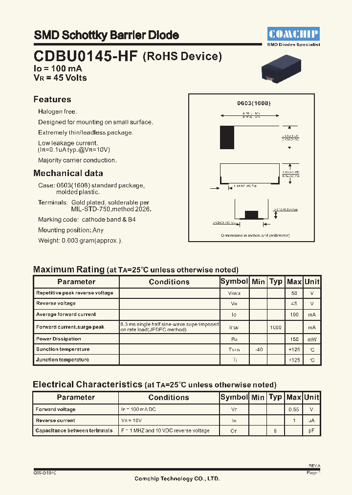 CDBU0145-HF_4569996.PDF Datasheet