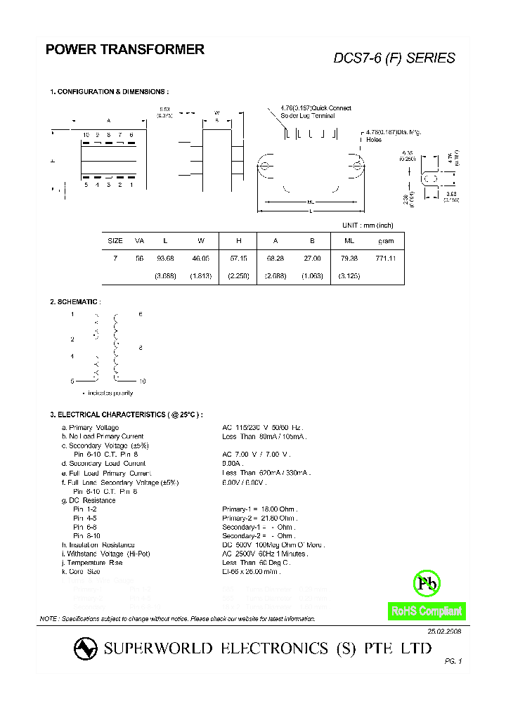 DCS7-6_4513565.PDF Datasheet