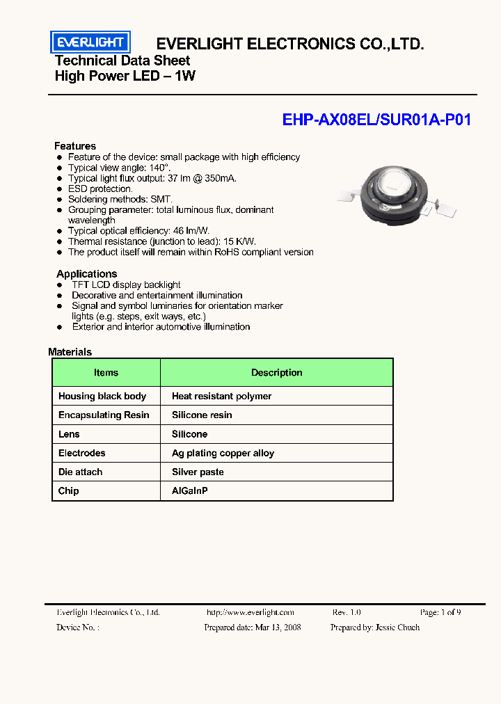 EHP-AX08EL-SUR01A_4517060.PDF Datasheet