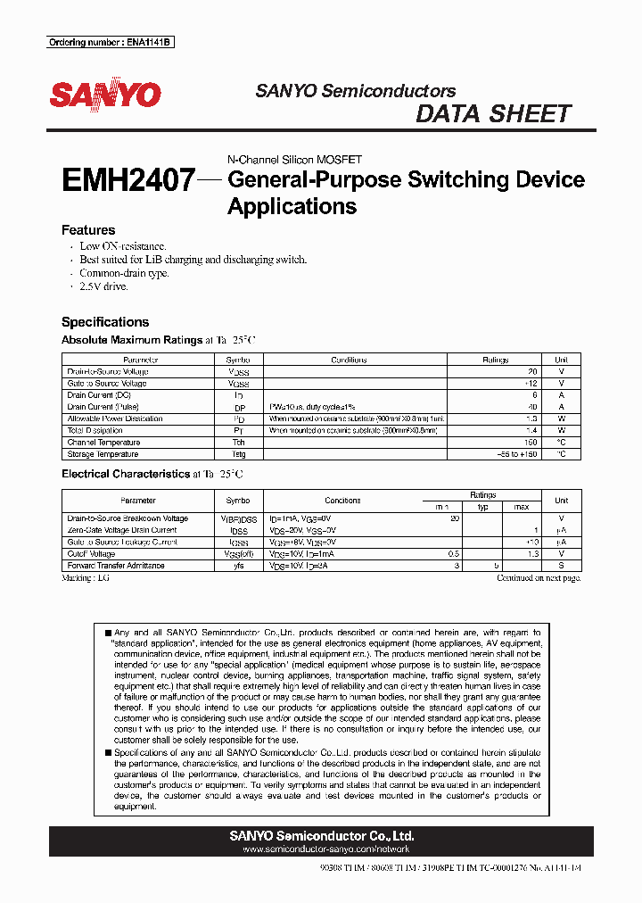 EMH2407_4303270.PDF Datasheet