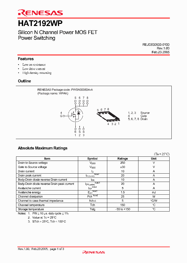 HAT2192WP_4357361.PDF Datasheet